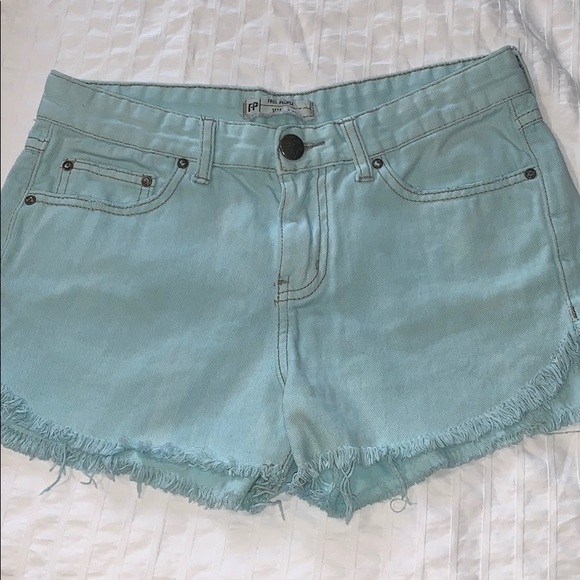 Free People Pants - 🌼FREE PEOPLE dyed denim shorts